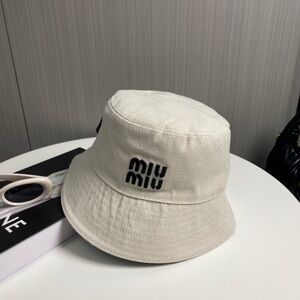 Miu Miu Cream Bucket Hat